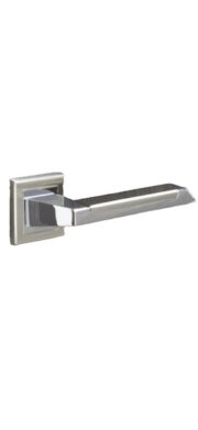 Two Tone Satin Nickel and Polished Chrome Handle “Rome”